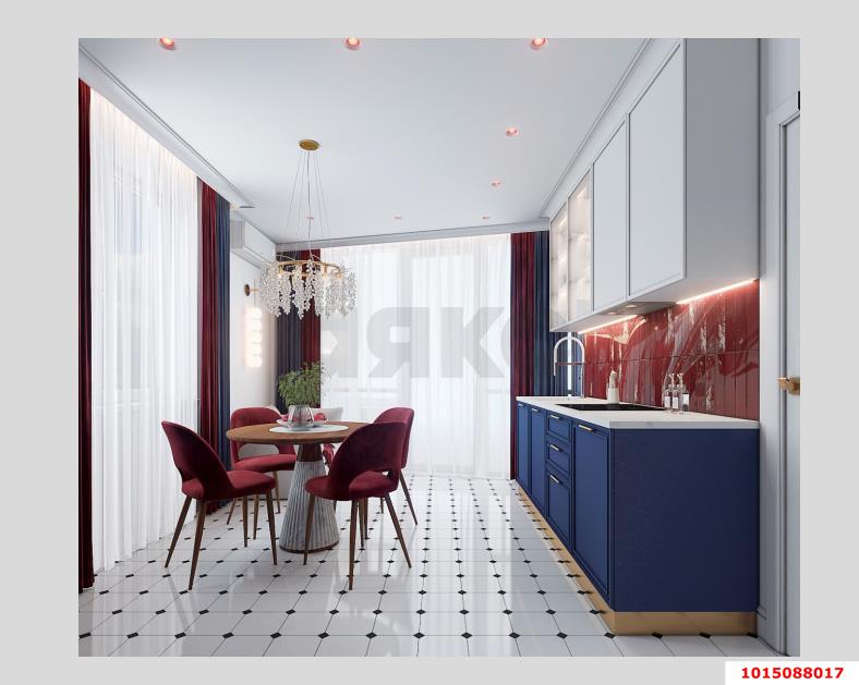 Фото №12: Пентхаус 140 м² - Краснодар, жилой комплекс Сограт, ул. Красных Партизан, 4/15