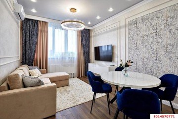 Фото №1: 1-комнатная квартира 49 м² - Краснодар, мкр. ЖК На Стахановской, ул. Стахановская, 1/5