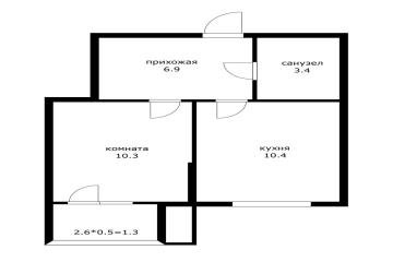Фото №1: 1-комнатная квартира 32 м² - Краснодар, мкр. жилой комплекс Европа Клубный Квартал 6, 