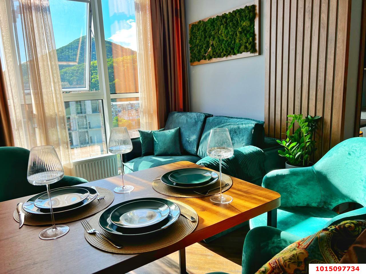 Фото №3: 1-комнатная квартира 36 м² - Ольгинка, 3-й, 21