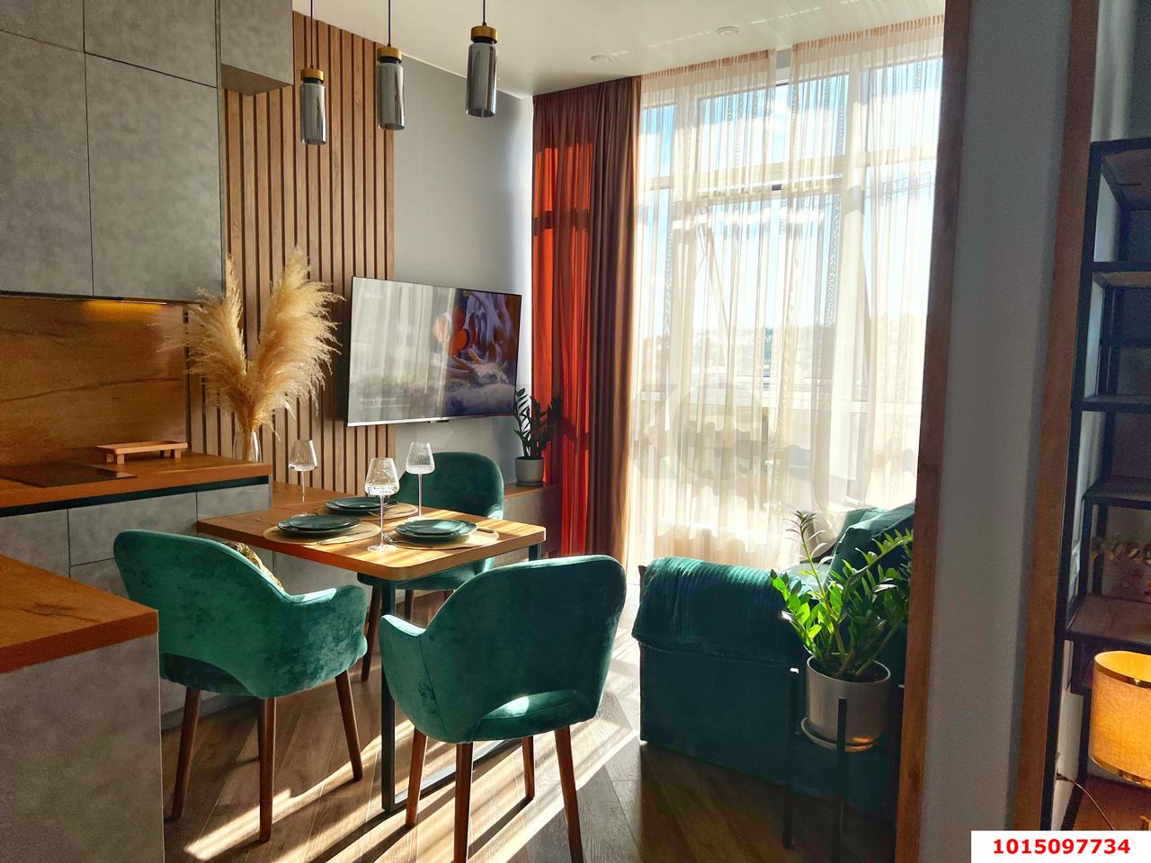 Фото №1: 1-комнатная квартира 36 м² - Ольгинка, 3-й, 21