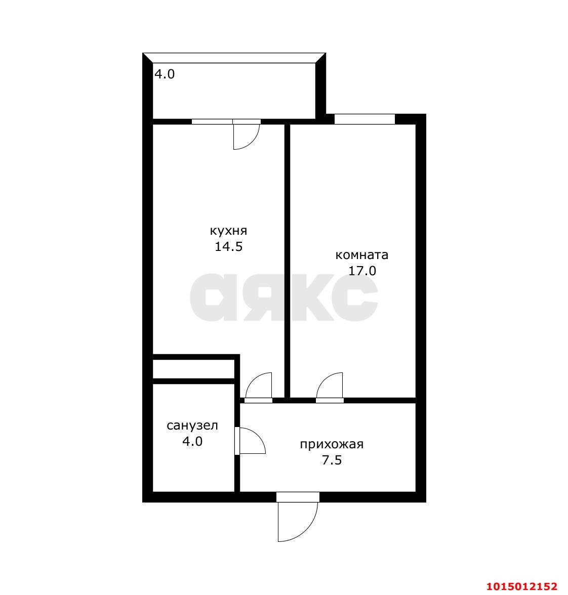 Фото №9: 1-комнатная квартира 48 м² - Краснодар, имени Петра Метальникова, ул. Петра Метальникова, 5к3