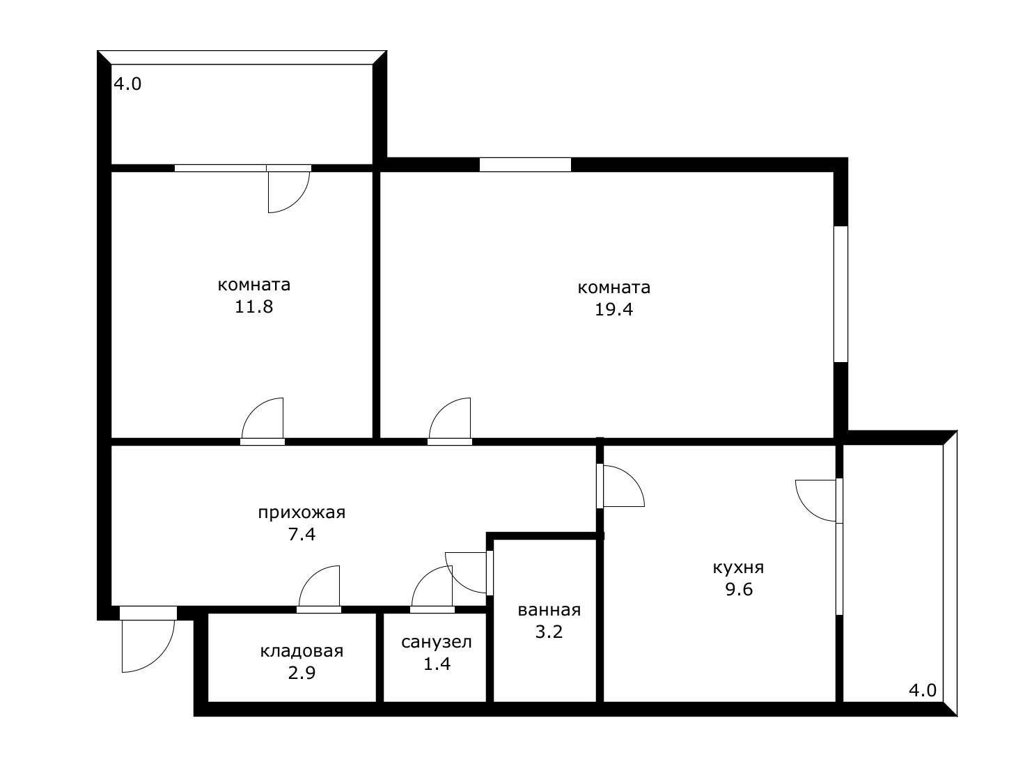 Фото №7: 2-комнатная квартира 67 м² - Краснодар, Прикубанский внутригородской округ, мкр. Краевая Клиническая Больница, ул. Восточно-Кругликовская, 65