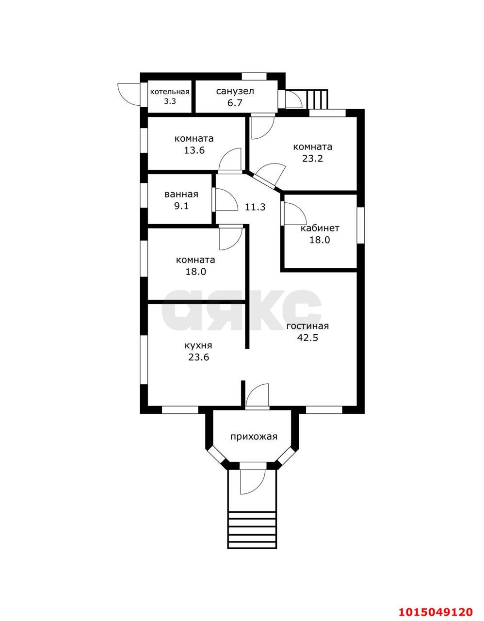 Фото №20: Дом 178 м² + 4.6 сот. - Краснодар, Прикубанский внутригородской округ, мкр. 40 лет Победы, ул. Декабристов, 46
