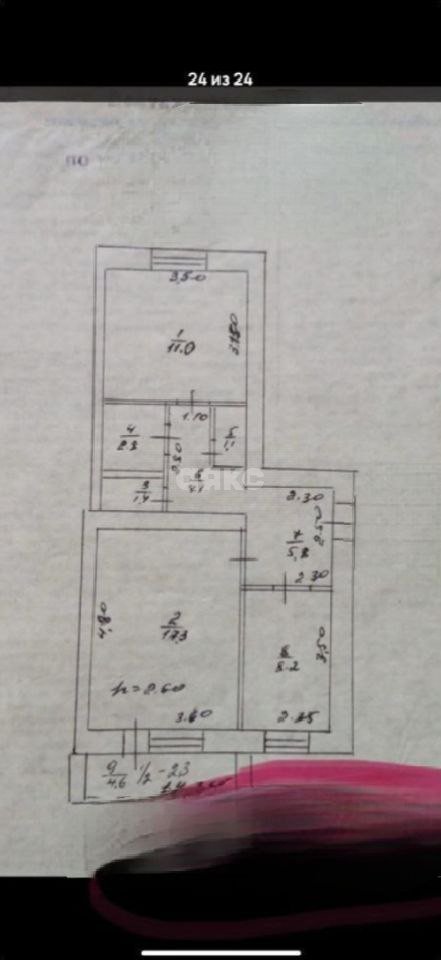 Фото №12: 2-комнатная квартира 50 м² - Горячий Ключ, Администрация, ул. Ленина, 207
