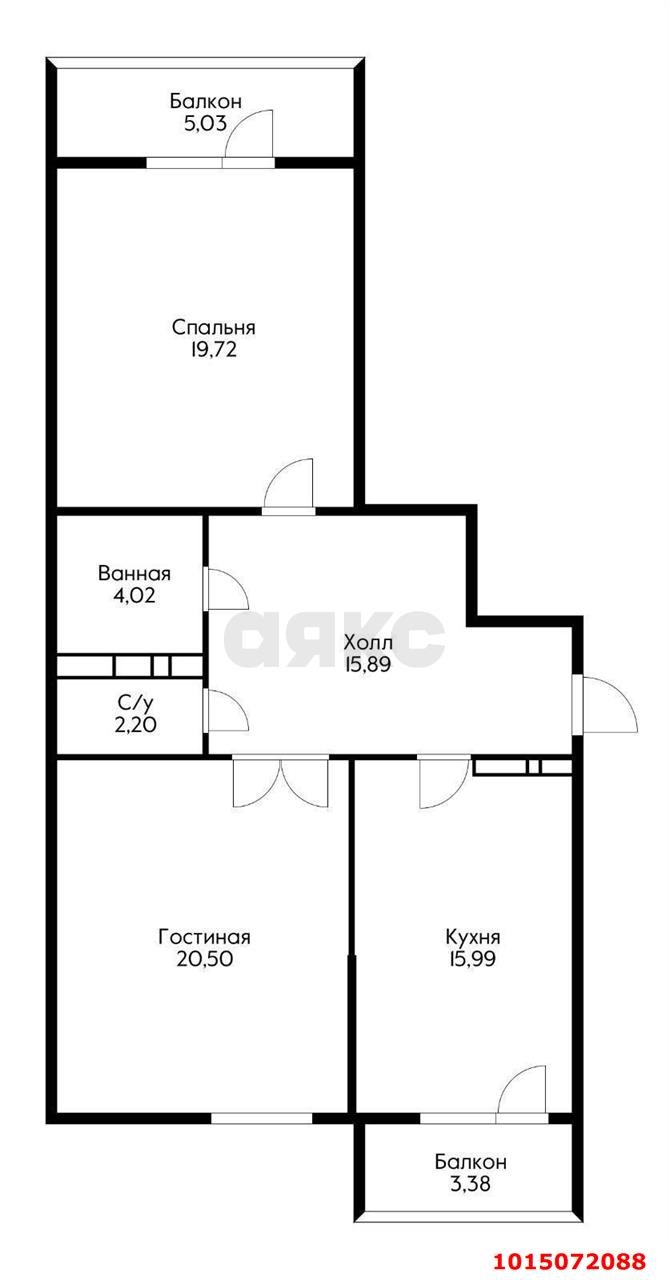 Фото №10: 2-комнатная квартира 80 м² - Краснодар, ЖК Альфа, ул. Уральская, 100