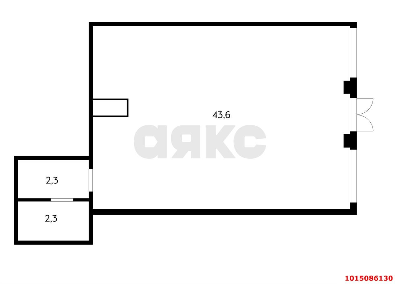 Фото №6: Торговое помещение 49 м² - Краснодар, жилой комплекс Иван да Марья, ул. Автолюбителей, 1/5