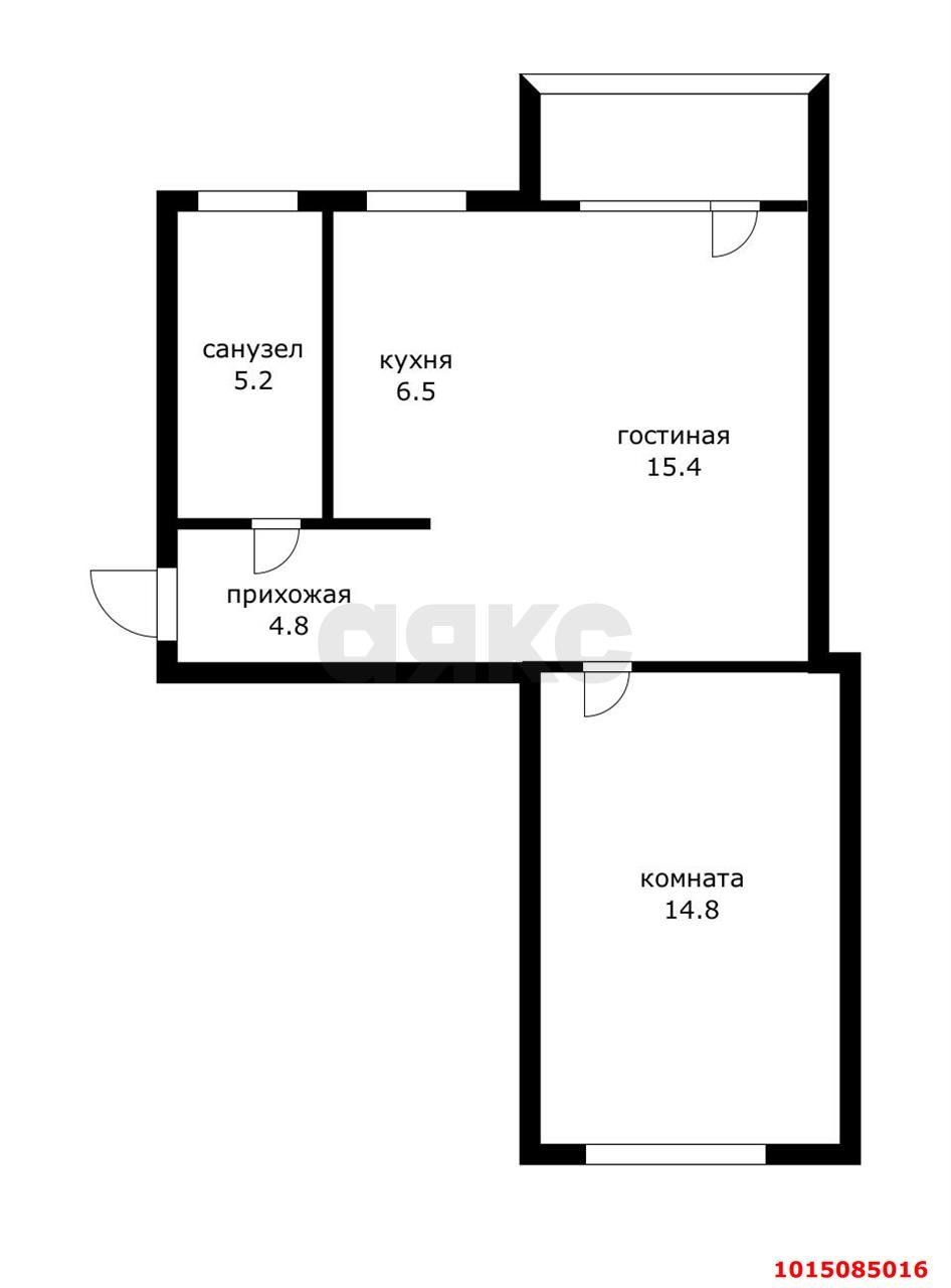Фото №13: 2-комнатная квартира 50 м² - Краснодар, Западный внутригородской округ, ул. Шоссе Нефтяников, 25/1