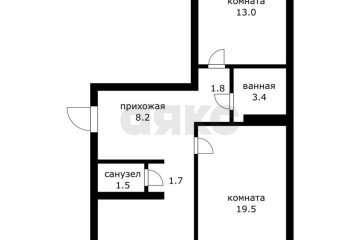 Фото №2: 2-комнатная квартира 71 м² - Краснодар, мкр. Фестивальный, пр-д Дальний, 3