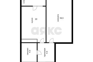 Фото №3: 1-комнатная квартира 36 м² - Краснодар, мкр. жилой комплекс Южане, ул. Даниила Смоляна, 71к2