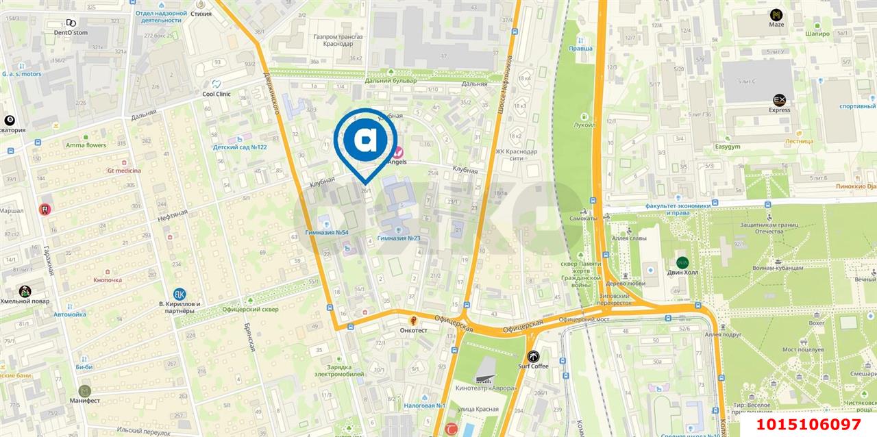 Фото №2: Офисное помещение 38 м² - Краснодар, Западный внутригородской округ, ул. имени Дзержинского, 26/1