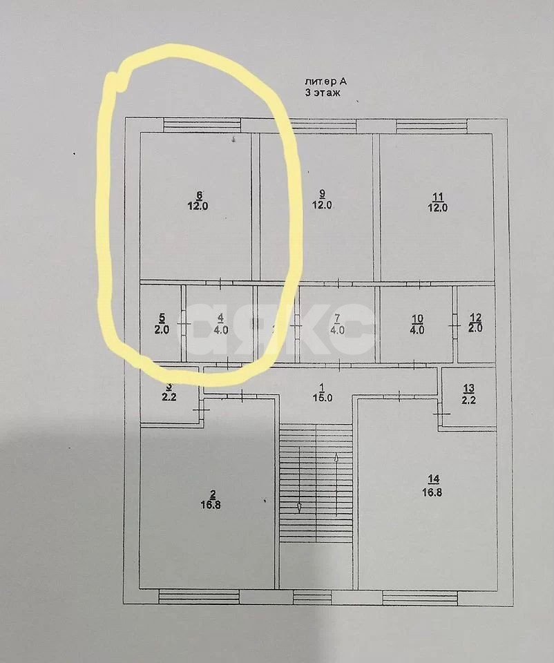 Фото №5: 1-комнатная квартира 18 м² - Ростов-на-Дону, квартал Нижнегниловской, пер. Жлобинский, 19Е