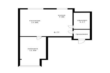 Фото №5: 2-комнатная квартира 56 м² - Краснодар, мкр. Центральный, ул. Красная, 158