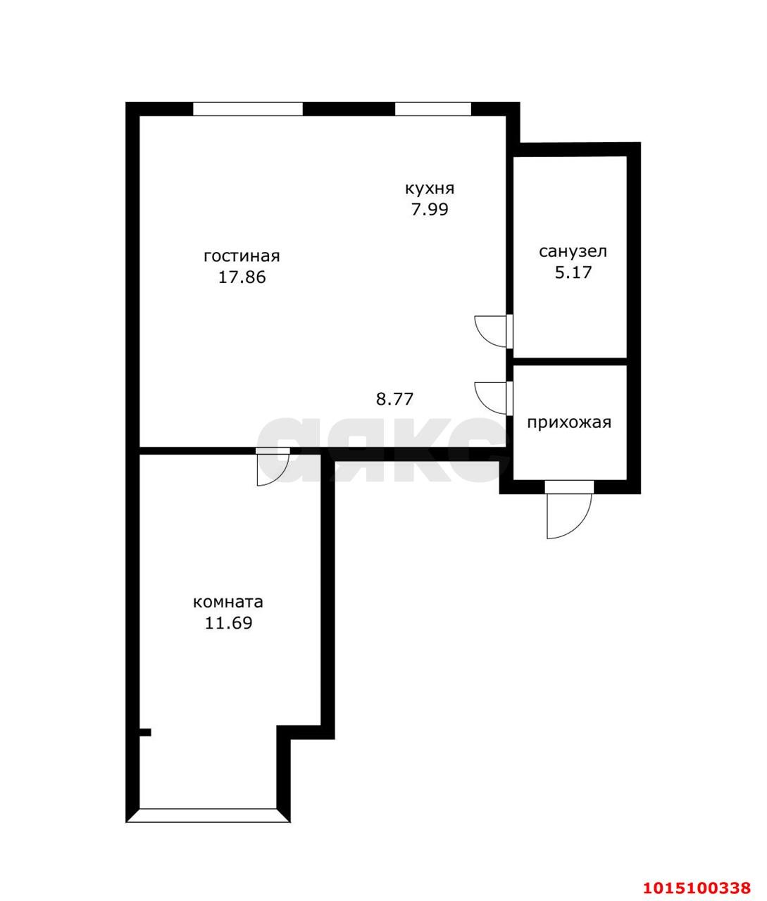 Фото №5: 2-комнатная квартира 56 м² - Краснодар, Центральный внутригородской округ, мкр. Центральный, ул. Красная, 158