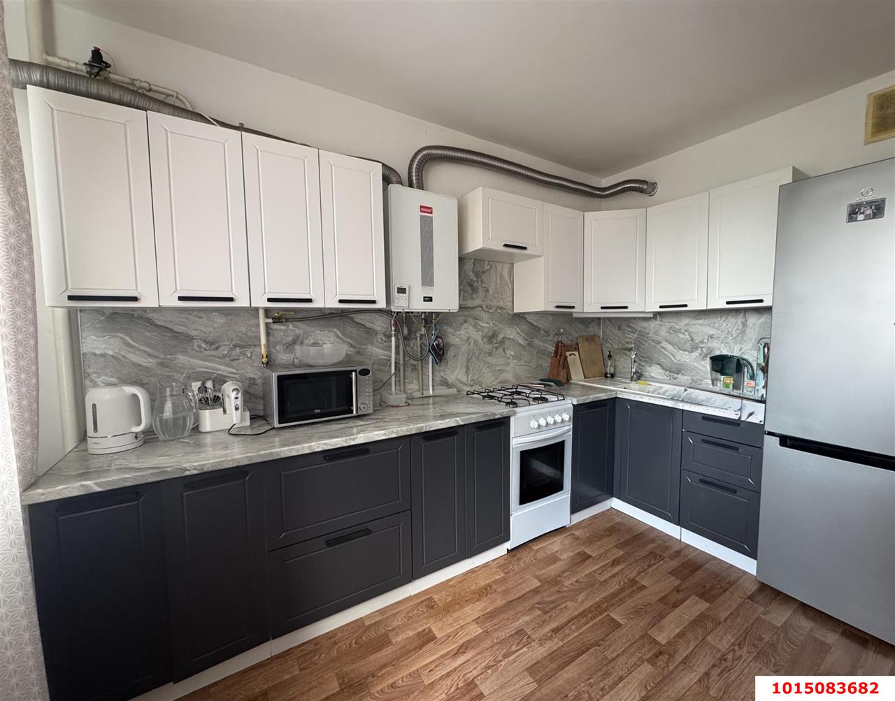 Фото №2: 2-комнатная квартира 75 м² - Яблоновский, жилой комплекс Солнечный, ул. Солнечная, 55к23