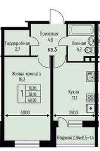 Фото №1: 1-комнатная квартира 40 м² - Берёзовый, жилой комплекс Нова Вита, Прикубанский внутригородской округ, Прогресс, мкр. жилой комплекс Прогресс, ул. имени А.Н. Лодыгина, 6к3