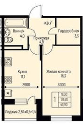 Фото №1: 1-комнатная квартира 40 м² - Берёзовый, жилой комплекс Нова Вита, Прикубанский внутригородской округ, Прогресс, мкр. жилой комплекс Прогресс, ул. имени А.Н. Лодыгина, 6к3