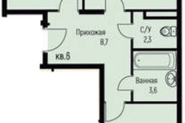 Фото №1: 2-комнатная квартира 64 м² - Берёзовый, мкр. жилой комплекс Прогресс, ул. имени А.Н. Лодыгина, 6к3