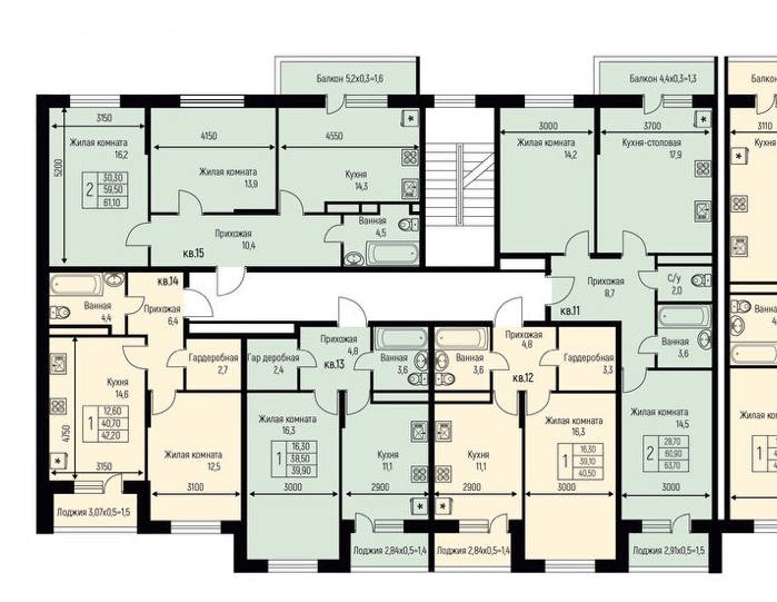 Фото №8: 1-комнатная квартира 40 м² - Берёзовый, жилой комплекс Нова Вита, Прикубанский внутригородской округ, Прогресс, мкр. жилой комплекс Прогресс, ул. имени А.Н. Лодыгина, 6к3