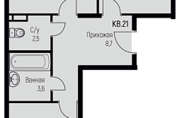 Фото №1: 2-комнатная квартира 64 м² - Берёзовый, мкр. Прикубанский внутригородской округ, ул. имени А.Н. Лодыгина, 6к2/1