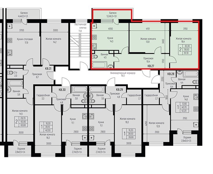 Фото №9: 1-комнатная квартира 40 м² - Берёзовый, жилой комплекс Нова Вита, Прогресс, жилой комплекс Прогресс, мкр. Прикубанский внутригородской округ, ул. имени А.Н. Лодыгина, 6к2/1