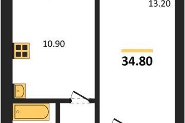 Фото №1: 1-комнатная квартира 34 м² - Новая Адыгея, мкр. жилой комплекс Дарград, 
