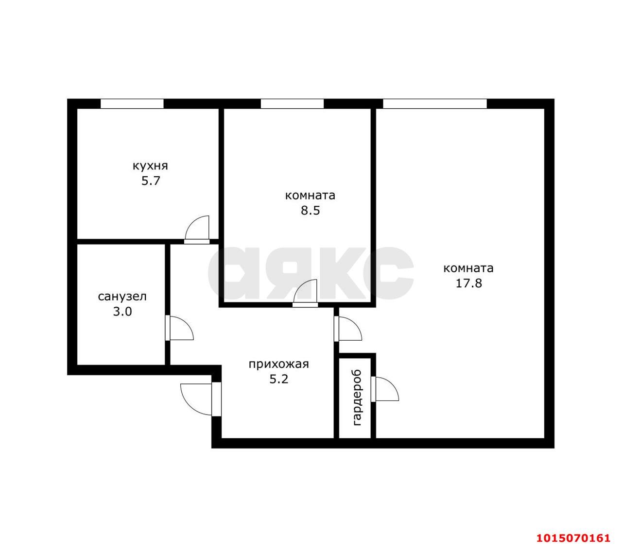 Фото №6: 2-комнатная квартира 41 м² - Краснодар, Черёмушки, ул. Ставропольская, 179