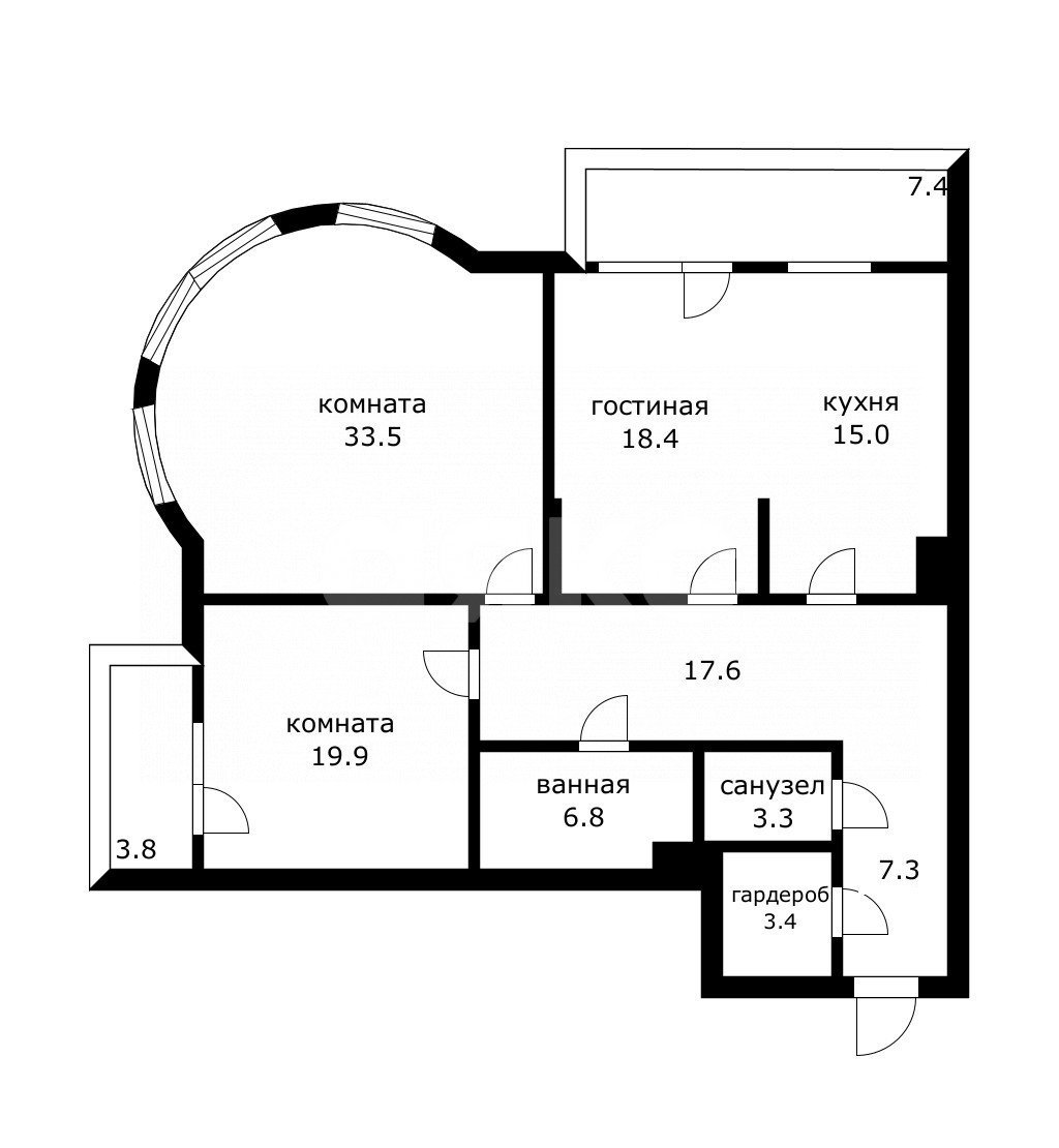 Фото №23: 3-комнатная квартира 127 м² - Реутов, ЖК Маяк, ул. Комсомольская, 21к1
