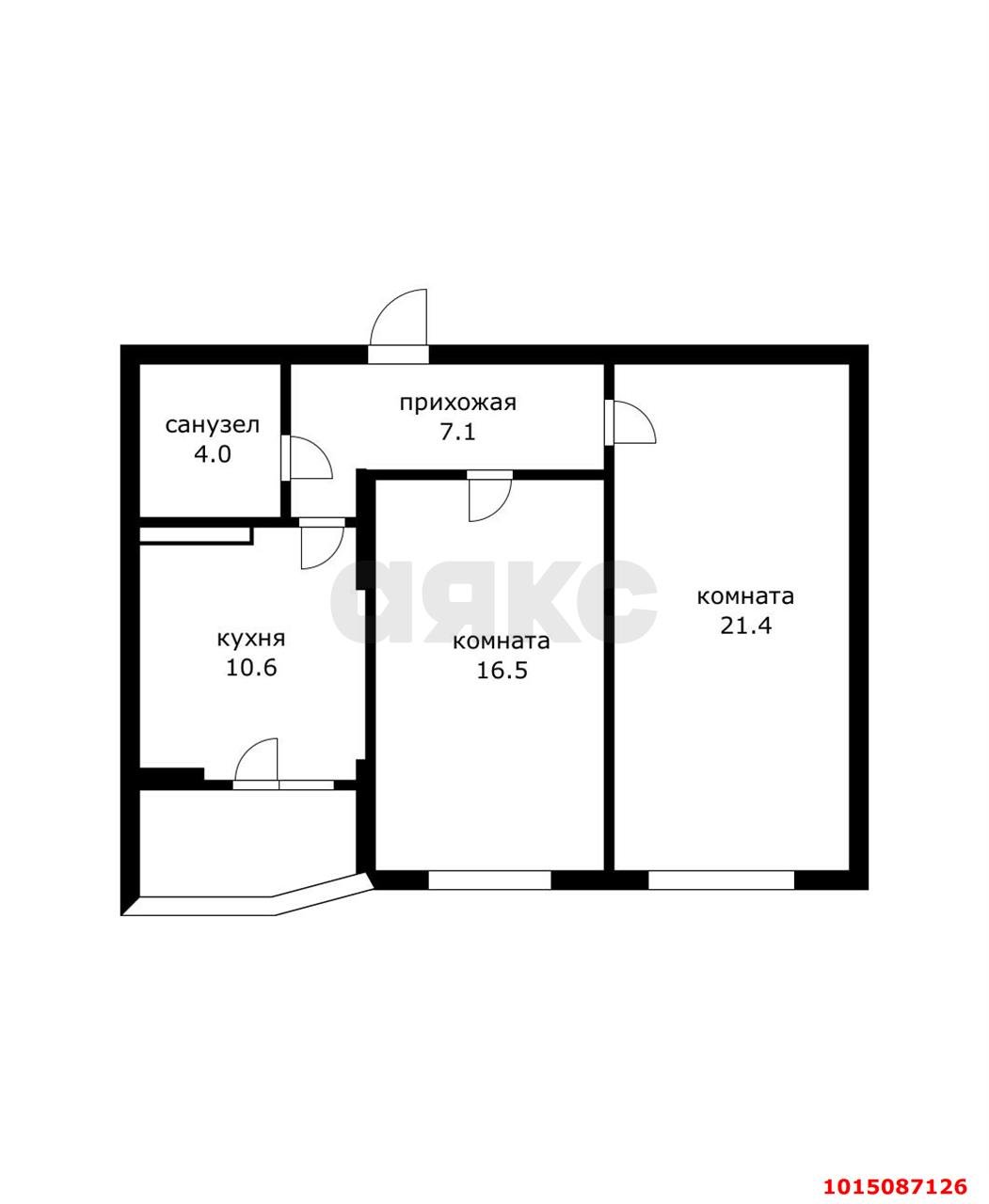 Фото №20: 2-комнатная квартира 63 м² - Краснодар, Юбилейный, ул. Генерала Шифрина, 5
