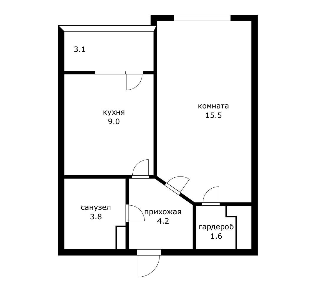 Фото №10: 1-комнатная квартира 36 м² - Краснодар, Прикубанский внутригородской округ, ЖК Лучший, мкр. имени Петра Метальникова, ул. Петра Метальникова, 38