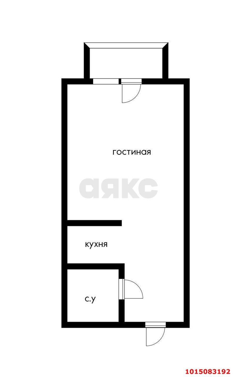 Фото №2: Студия 28 м² - Краснодар, жилой комплекс На Душистой, ул. Душистая, 30к1
