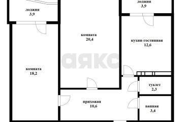 Фото №5: 2-комнатная квартира 74 м² - Краснодар, мкр. жилой комплекс Достоевский, ул. Достоевского, 84/1