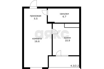 Фото №3: 1-комнатная квартира 41 м² - Краснодар, мкр. жилой комплекс Зеленодар, 
