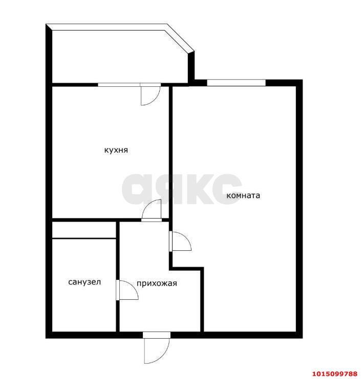 Фото №10: 1-комнатная квартира 36 м² - Краснодар, Московский, ул. имени Николая Семеновича Котлярова, 30
