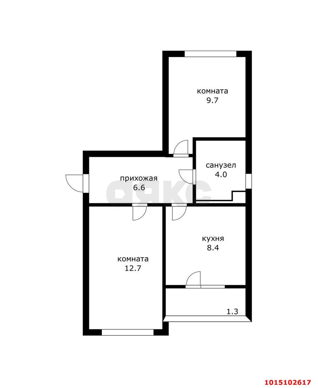 Фото №18: 2-комнатная квартира 45 м² - Берёзовый, жилой комплекс Прогресс, ул. имени Туполева А.Н., 1