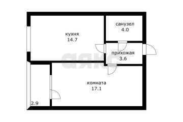 Фото №5: 1-комнатная квартира 39 м² - Краснодар, мкр. Молодёжный, ул. Душистая, 50