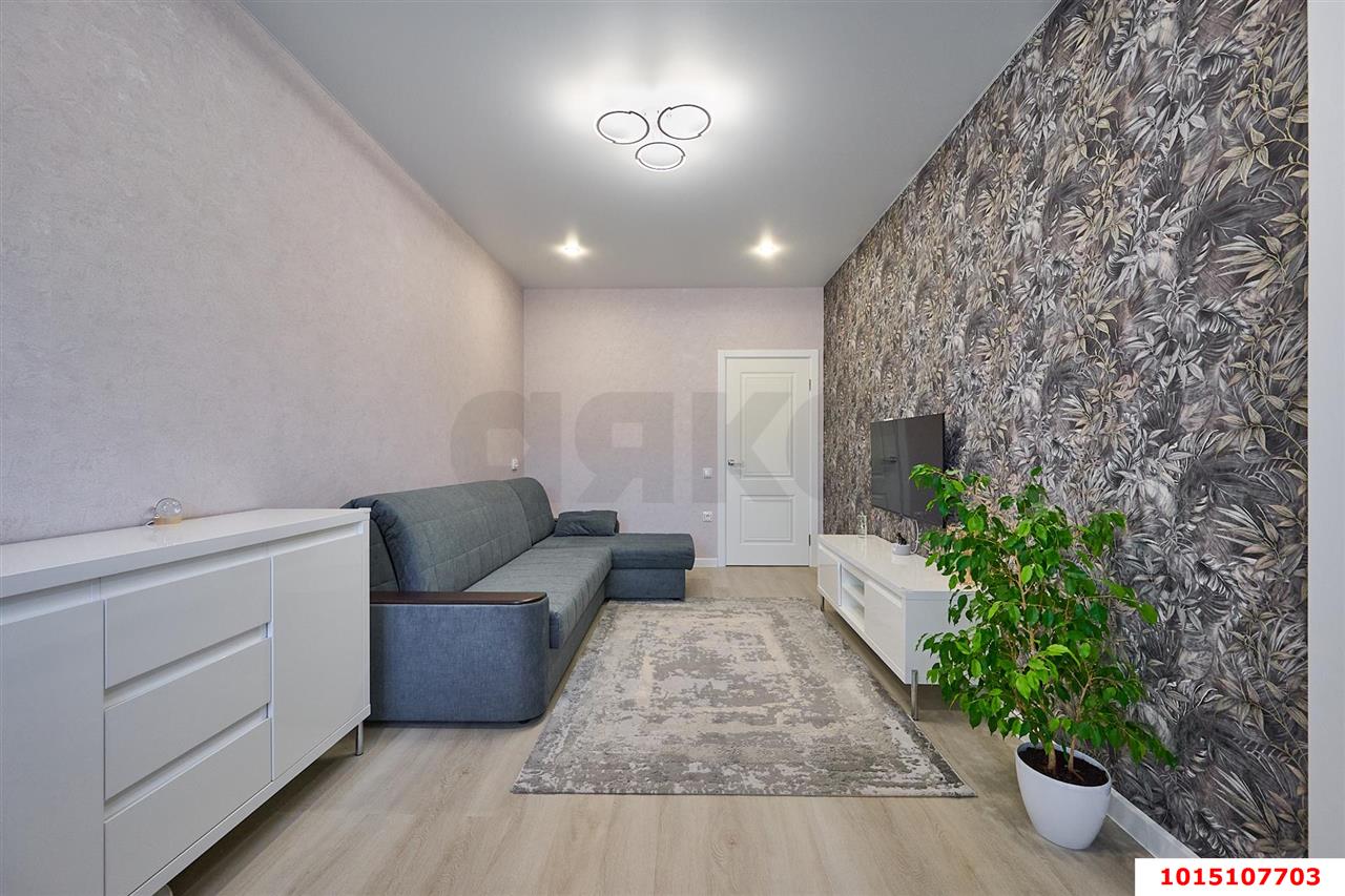 Фото №6: 1-комнатная квартира 43 м² - Краснодар, ЖК Цветы, ул. Круговая, 4Вк4