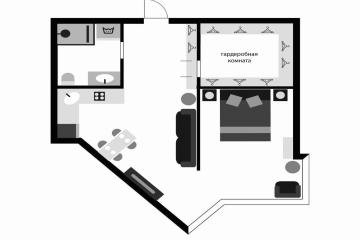Фото №3: 1-комнатная квартира 42 м² - Краснодар, мкр. ЖК На Стахановской, ул. Стахановская, 1/5