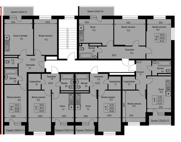 Фото №9: 1-комнатная квартира 40 м² - Берёзовый, Прогресс, жилой комплекс Прогресс, жилой комплекс Нова Вита, мкр. Прикубанский внутригородской округ, ул. имени А.Н. Лодыгина, 6лит7
