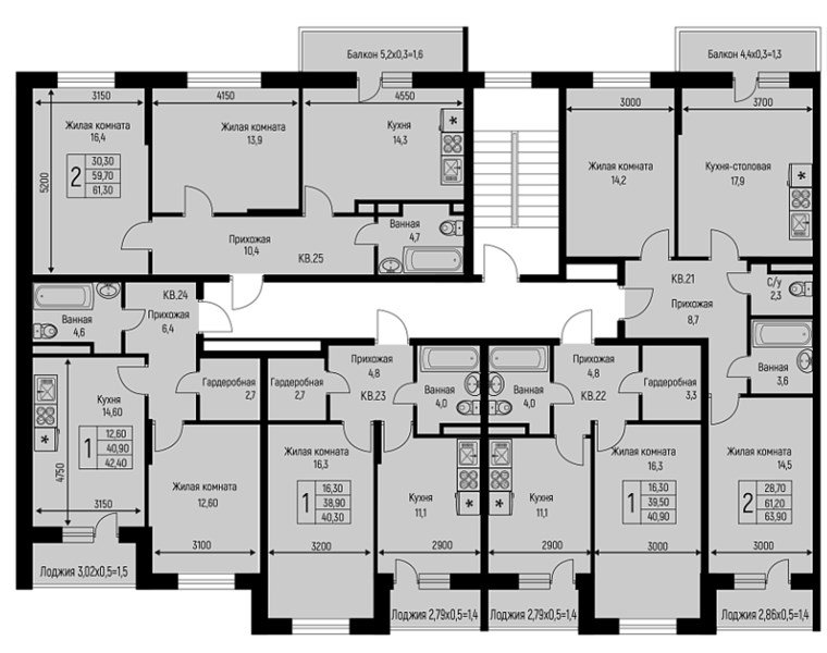 Фото №9: 1-комнатная квартира 40 м² - Берёзовый, Прогресс, жилой комплекс Прогресс, жилой комплекс Нова Вита, мкр. Прикубанский внутригородской округ, ул. имени А.Н. Лодыгина, 6лит7