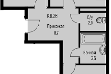 Фото №1: 2-комнатная квартира 63 м² - Берёзовый, мкр. Прикубанский внутригородской округ, ул. имени А.Н. Лодыгина, 6лит7