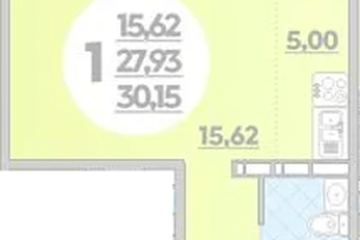 Фото №1: Студия 30 м² - Краснодар, мкр. жилой комплекс Квартал № 6, 