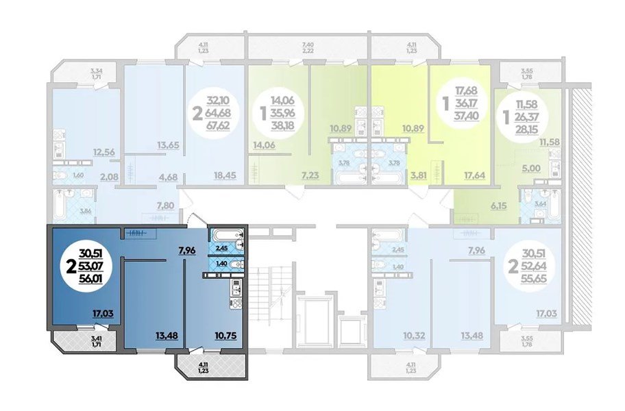 Фото №8: Студия 28 м² - Краснодар, Прикубанский внутригородской округ, Восточный, мкр. жилой комплекс Квартал № 6