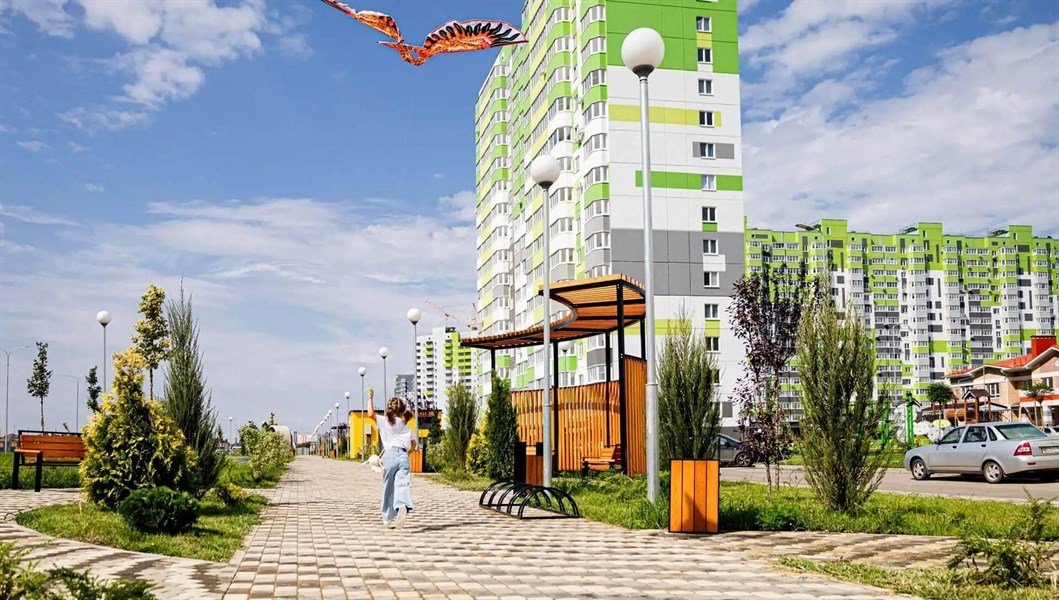 Фото №3: 2-комнатная квартира 67 м² - Краснодар, Прикубанский внутригородской округ, Восточный, мкр. жилой комплекс Квартал № 6
