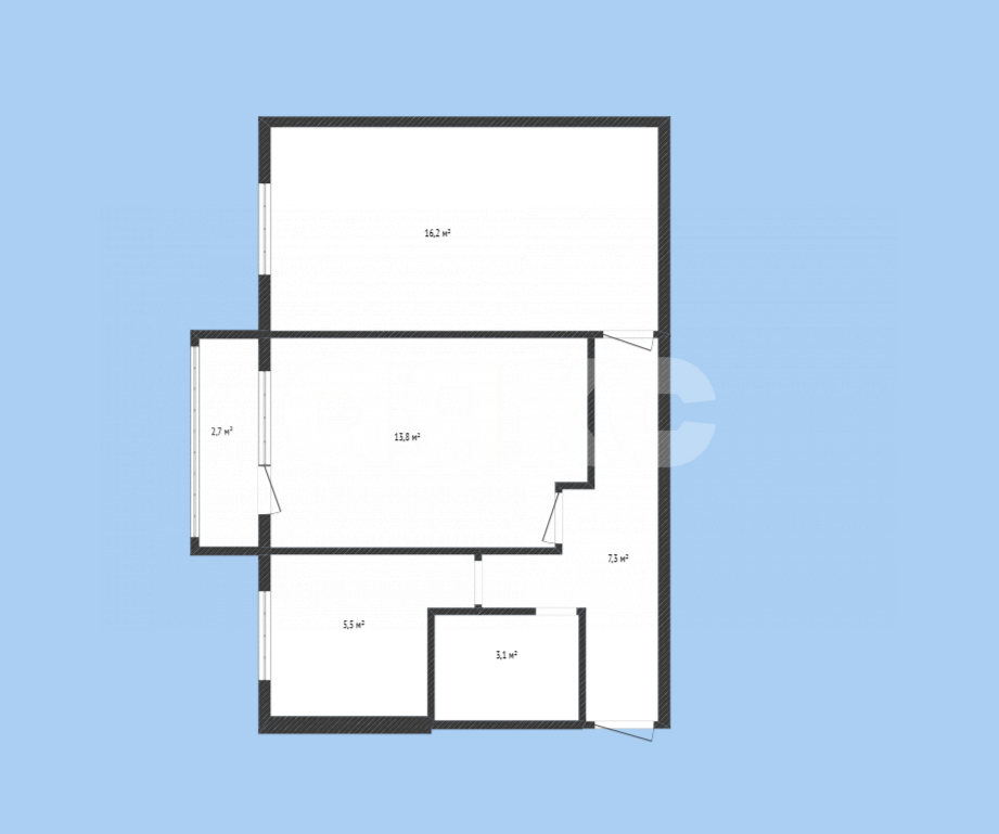 Фото №12: 2-комнатная квартира 48 м² - Луганск, Жовтневый, ул. 30-летия Победы, 37