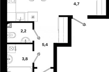 Фото №4: 2-комнатная квартира 61 м² - Мариуполь, р. Жовтневый, б-р Богдана Хмельницкого, 16