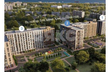 Фото №2: 2-комнатная квартира 65 м² - Мариуполь, мкр. ЖК Аура, б-р Богдана Хмельницкого, 12