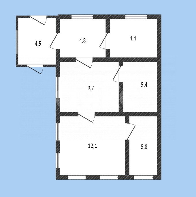 Фото №2: Дом 60 м² + 1470 сот. - Луганск, Вергунский разъезд, ул. Вокзальная, 16