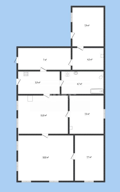 Фото №7: Дом 66 м² + 702 сот. - Луганск, Вергунский разъезд, ул. Вокзальная