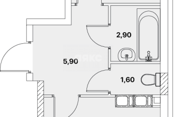 Фото №1: 1-комнатная квартира 46 м² - Мариуполь, мкр. ЖК Резиденция, пр-кт Строителей, 93